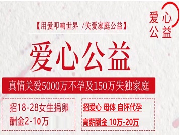 武清捐卵助孕生子 爱心志愿者招募
